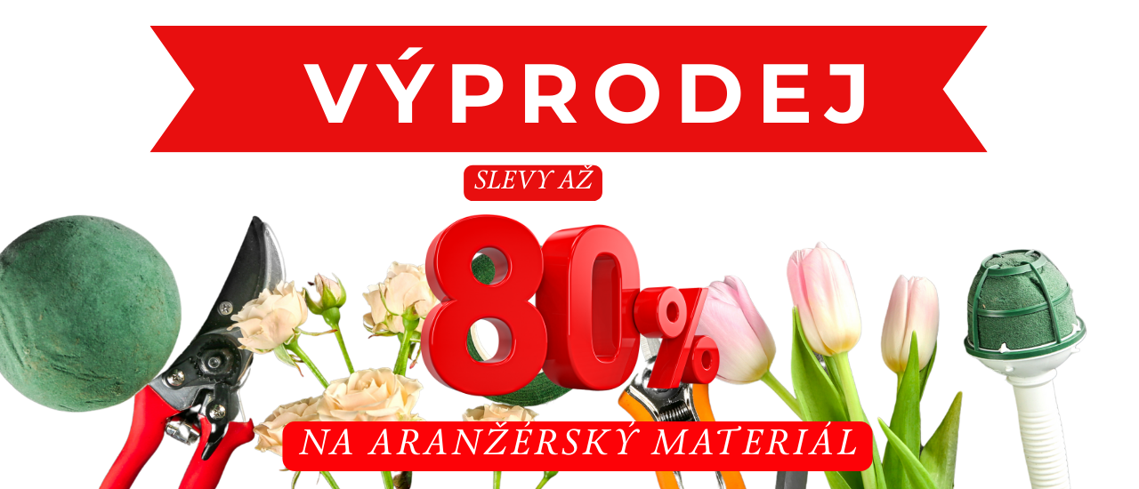 Aranžérksky materiál -80%