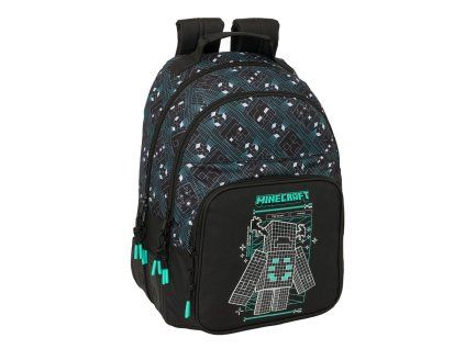 Batoh s motívom hry Minecraft, prispôsobiteľný veľkosti obrazovky, 42 cm